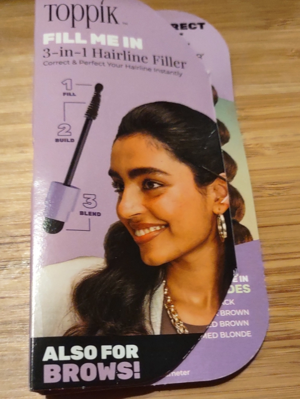 3 For $12.00 Fill Me In 3-in-1 Hairline Filler Dark Brown